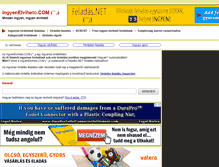 Tablet Screenshot of ingyenelviheto.com